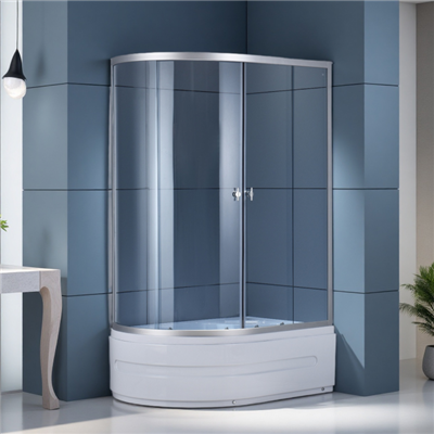 Mozgó ajtók ovális zuhanykabin
